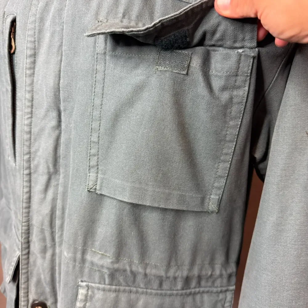 Vintage 80s 90s Towne by London Fog Canvas Barn Coat, Size M Chore Jacket